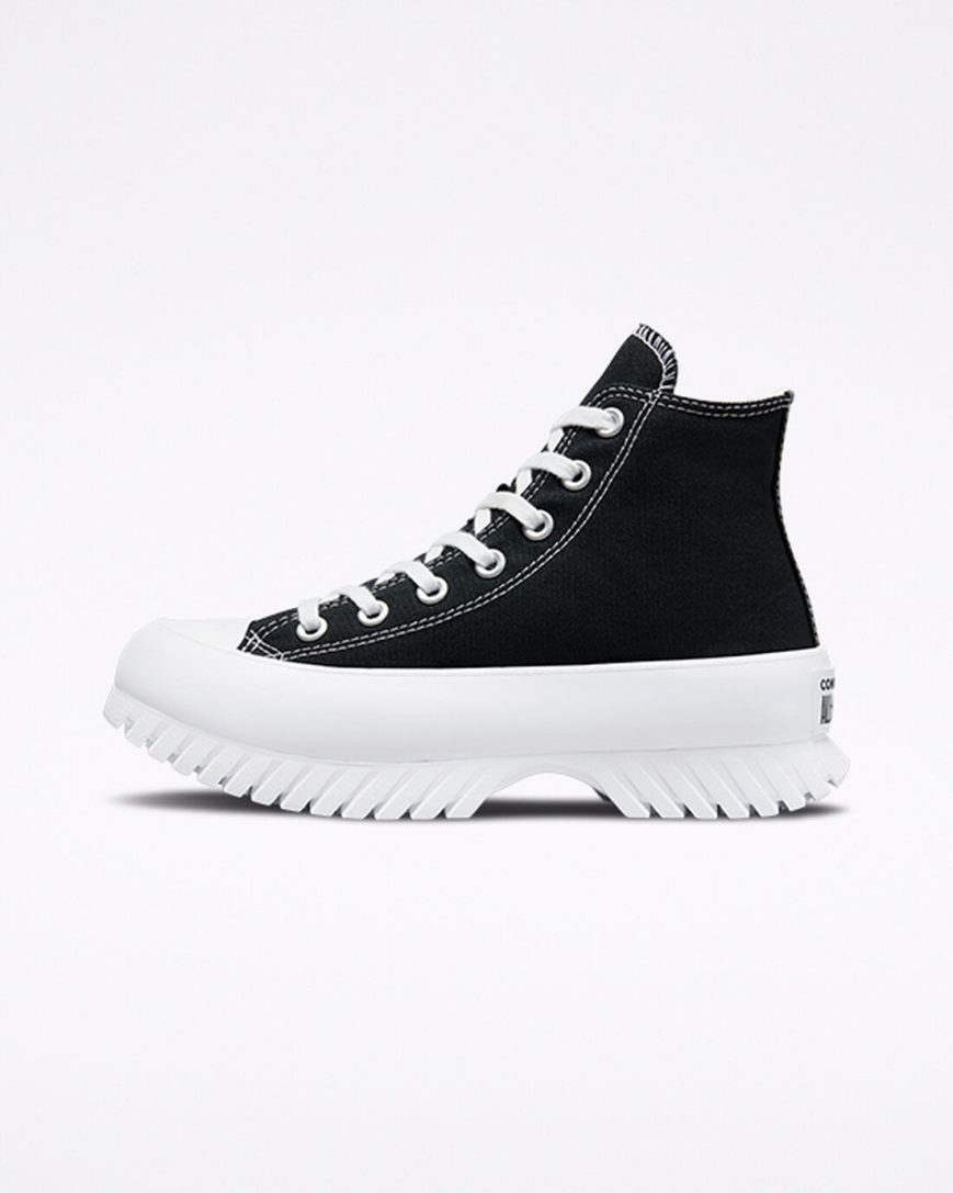 Tenisky Vysoke Converse Chuck Taylor All Star Lugged 2.0 Damske Čierne Biele | SK NYKQF6